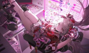 妮可德玛拉工作室4K壁纸 二次元游戏少女炫酷桌面壁纸 - 博客侠