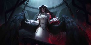 纯白恶魔雅儿贝德8K超清壁纸 Overlord暗黑系二次元电脑桌面壁纸 - 博客侠