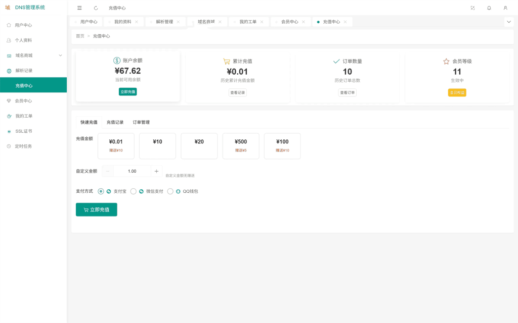 DNS 多级域名分发系统源码 二级域名智能分发平台完整版插图1