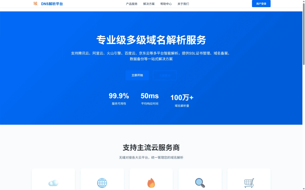 DNS 多级域名分发系统源码 二级域名智能分发平台完整版插图